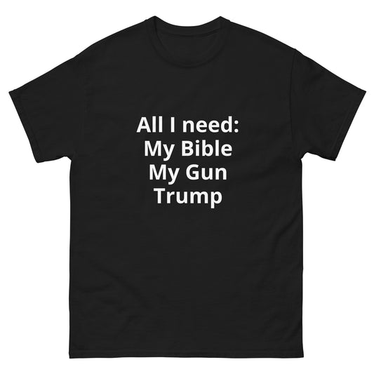 Simple Bible, Gun, Trump T-Shirt